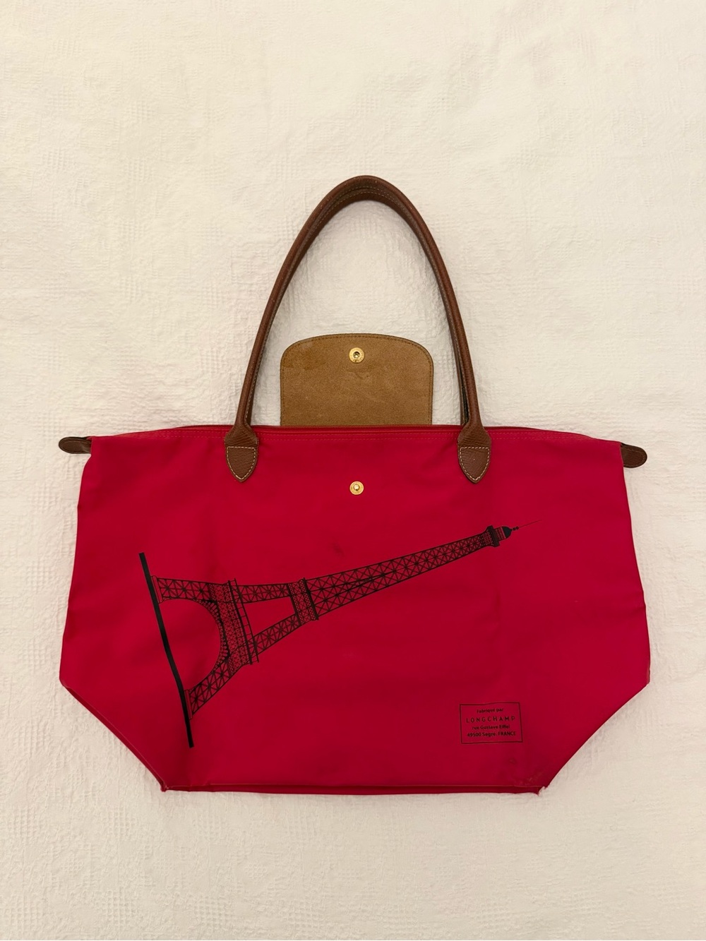 Longchamp Le Pliage Eiffel Tower Limited Paris Edition